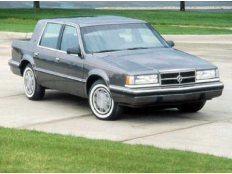 Dodge Dynasty Interior. 1989 Dodge Dynasty V6 with