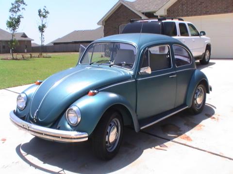cream volkswagen beetle for sale. Green 1969 Volkswagen Beetle
