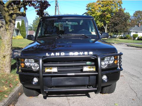 Black 2003 Land Rover Discovery II SE with Black interior 2003 Land Rover