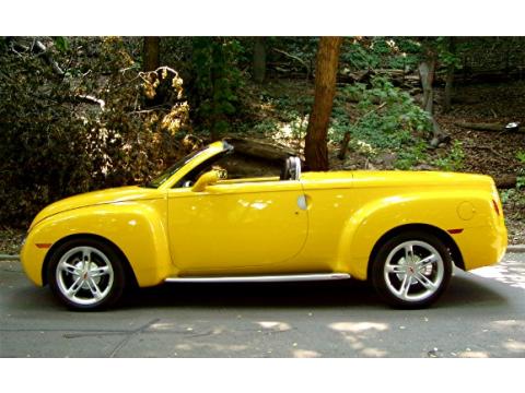 Chevrolet Ssr 2003. Yellow 2003 Chevrolet SSR with