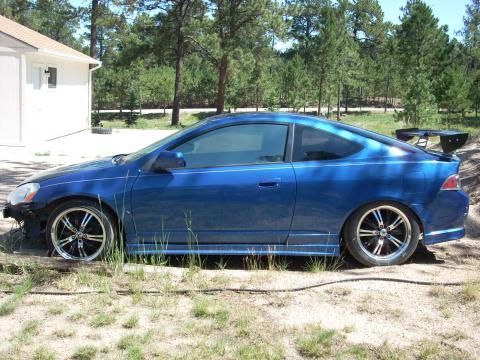 2002 Acura  on Eternal Blue Pearl 2002 Acura Rsx Type S Sports Coupe With Ebony Black