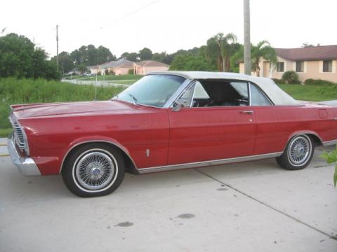 Red 1965 Ford Galaxie 500 XL with Black interior 1965 Ford Galaxie 500 XL in