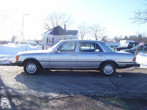 Astro Silver Metalic 1977 MercedesBenz S Class 450 SEL with Charcoal 