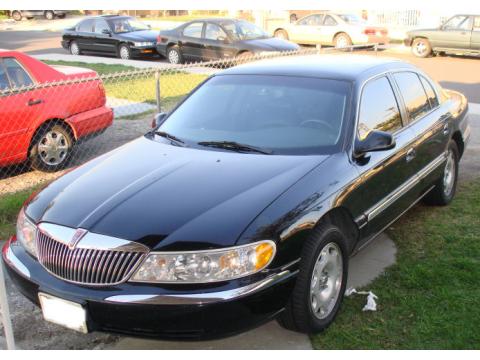 Lincoln Continental 1998. Black 1998 Lincoln Continental
